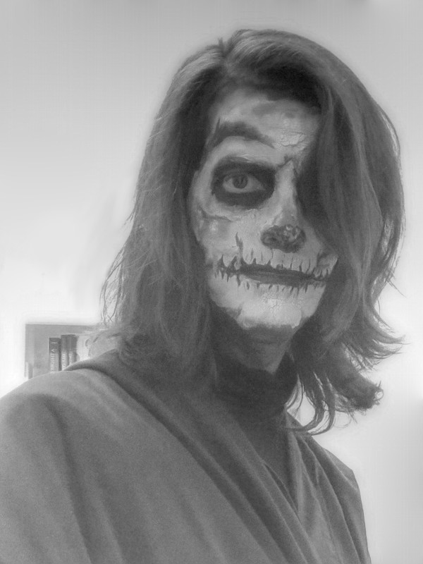 Picture of me in skull makeup